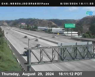 NB 805 at NB 805/5 Merge