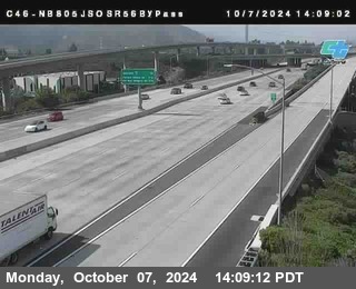 NB 805 at NB 805/5 Merge