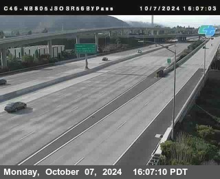 NB 805 at NB 805/5 Merge