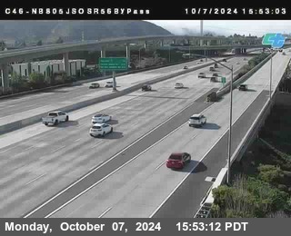 NB 805 at NB 805/5 Merge