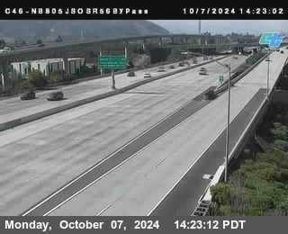 NB 805 at NB 805/5 Merge