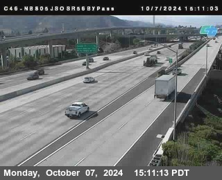 NB 805 at NB 805/5 Merge