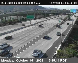 NB 805 at NB 805/5 Merge