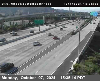 NB 805 at NB 805/5 Merge