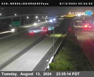 NB 805 at NB 805/5 Merge