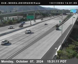 NB 805 at NB 805/5 Merge