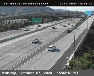 NB 805 at NB 805/5 Merge