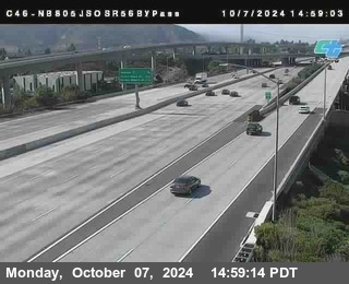 NB 805 at NB 805/5 Merge