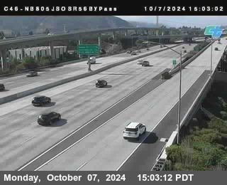 NB 805 at NB 805/5 Merge