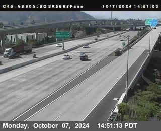 NB 805 at NB 805/5 Merge