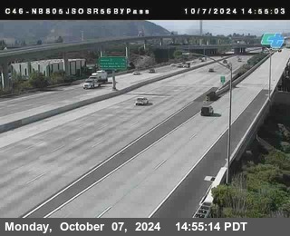 NB 805 at NB 805/5 Merge