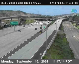 NB 805 at NB 805/5 Merge