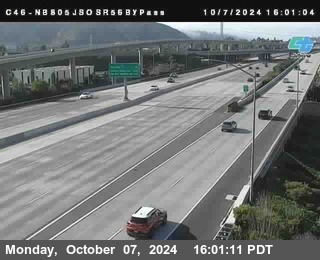 NB 805 at NB 805/5 Merge