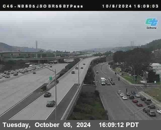 NB 805 at NB 805/5 Merge