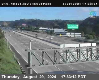 NB 805 at NB 805/5 Merge