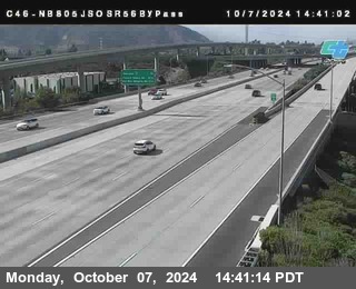 NB 805 at NB 805/5 Merge