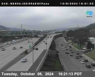 NB 805 at NB 805/5 Merge