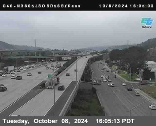 NB 805 at NB 805/5 Merge