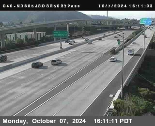 NB 805 at NB 805/5 Merge