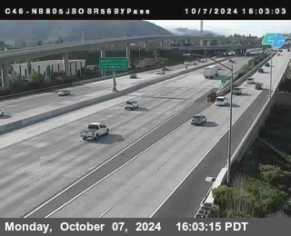 NB 805 at NB 805/5 Merge