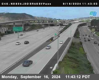 NB 805 at NB 805/5 Merge