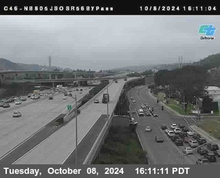 NB 805 at NB 805/5 Merge