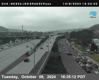 NB 805 at NB 805/5 Merge