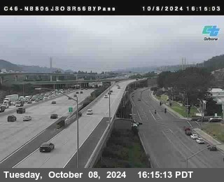 NB 805 at NB 805/5 Merge