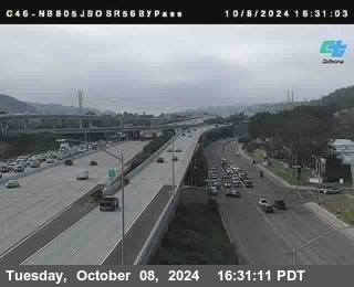 NB 805 at NB 805/5 Merge