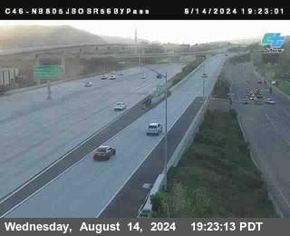 NB 805 at NB 805/5 Merge