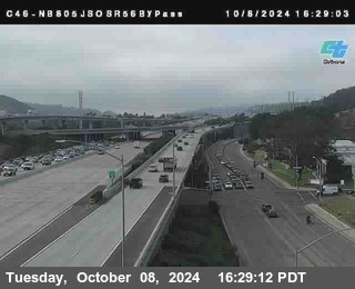 NB 805 at NB 805/5 Merge