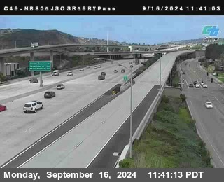 NB 805 at NB 805/5 Merge