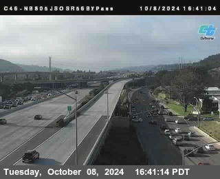 NB 805 at NB 805/5 Merge