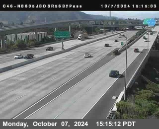 NB 805 at NB 805/5 Merge