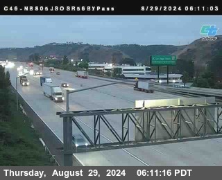 NB 805 at NB 805/5 Merge