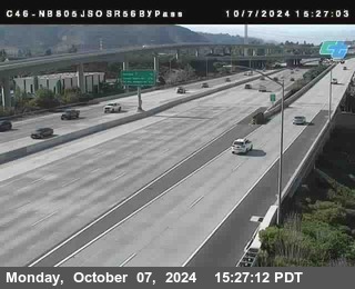 NB 805 at NB 805/5 Merge