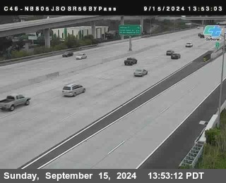 NB 805 at NB 805/5 Merge