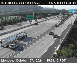 NB 805 at NB 805/5 Merge