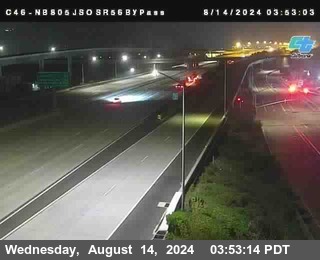 NB 805 at NB 805/5 Merge