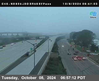 NB 805 at NB 805/5 Merge