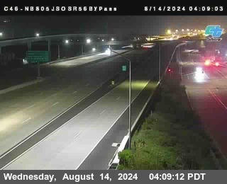 NB 805 at NB 805/5 Merge