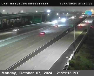 NB 805 at NB 805/5 Merge