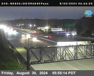 NB 805 at NB 805/5 Merge