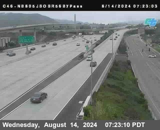 NB 805 at NB 805/5 Merge