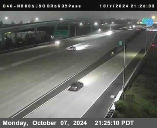 NB 805 at NB 805/5 Merge