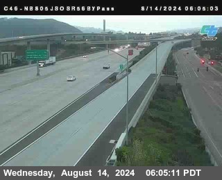 NB 805 at NB 805/5 Merge