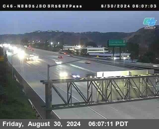 NB 805 at NB 805/5 Merge