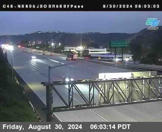 NB 805 at NB 805/5 Merge