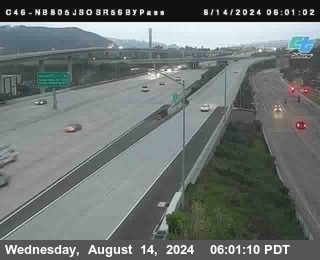 NB 805 at NB 805/5 Merge