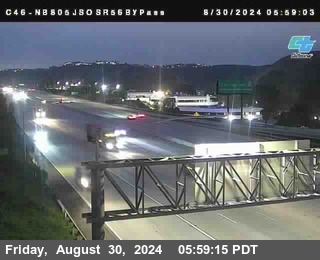 NB 805 at NB 805/5 Merge